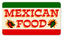 Mexican Food colorful restaurant/ cantina/ metal sign