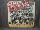 S.C.T.A. FIRST HOT ROD EXPOSITION Heavy Metal Sign