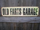 OLD FARTS GARAGE HEAVY METAL SIGN