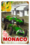 Monaco Grand Prix 1960 HEAVY METAL SIGN