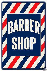 Barber Shop RETRO SIGN HEAVY METAL
