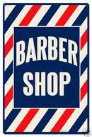 Barber Shop RETRO SIGN HEAVY METAL