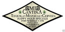 Mi Cantina mexican bar diamond shaped metal sign