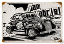 San Gabriel Valley Raceway Hotrod NHRA HEAVY METAL SIGN