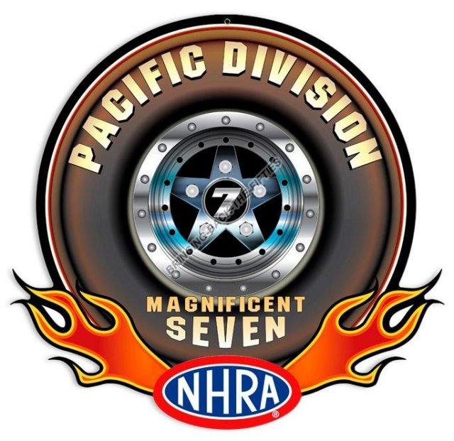 NHRA PACIFIC DIVISION Heavy Metal Sign
