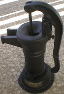 Cast Iron Black Cistern Pump yard decor