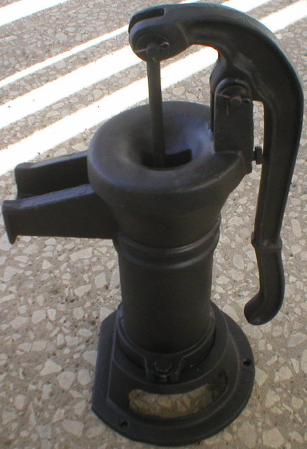 Cast Iron Black Cistern Pump yard decor