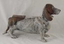 Cast Iron Grey Brown Dachshund Boot Scraper