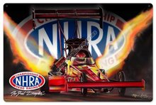 Top Fuel Dragster HEAVY METAL SIGN