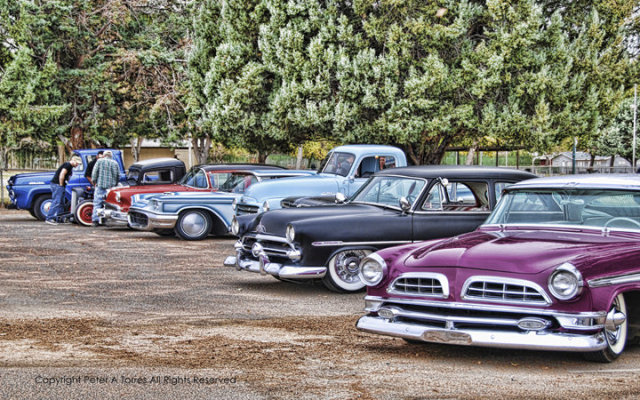 THE LINEUP CHRYSLER FORD CHEVY Heavy Metal Sign