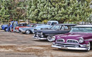 THE LINEUP CHRYSLER FORD CHEVY Heavy Metal Sign