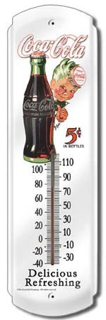 Coca-Cola Sprite Boy LARGE THERMOMETER
