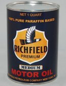 Richfield Blue 32 Fluid Oz. Metal Oil Can