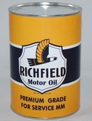 Richfield Yellow 32 Fluid Oz. Metal Oil Can