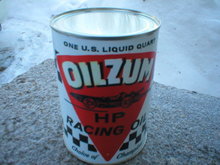NEW OILZUM HP RACING OIL CAN