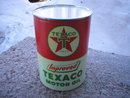 TEXACO IMPROVED MOTOR OIL CAN