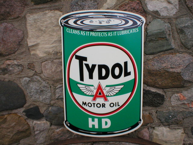 TYDOL HD MOTOR OIL CAN SIGN