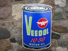 VEEDOL MOTOR OIL CAN SIGN