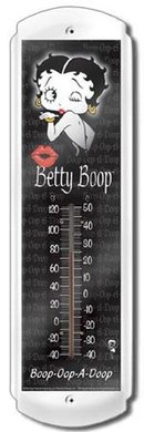 BETTY BOOP DINER THERMOMETER SIGN