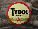 TYDOL FLYING A PORCELAIN COATED SIGN