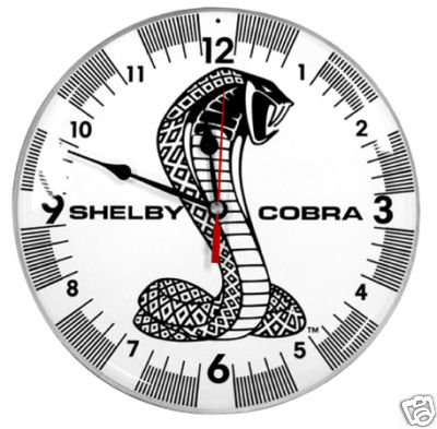 SHELBY COBRA RETRO CLOCK 14