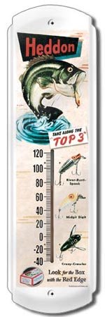 HEDDON THERMOMETER SIGN