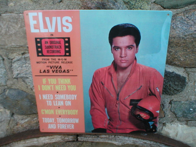 ELVIS VIVA LAS VEGAS Metal Sign