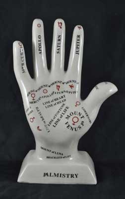 PORCELAIN PALMISTRY HAND