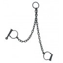 CHAINED LEG IRON SHACKLES NEW