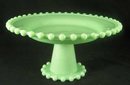 JADE JADITE JADEITE pedestal plate CANDLEWICK DESIGN