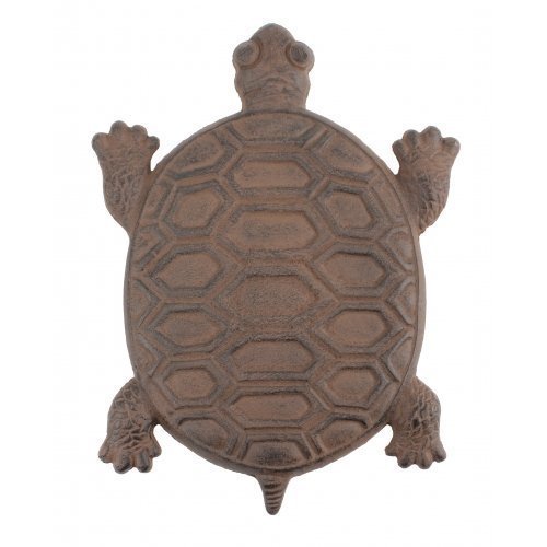 RUSTIC TURTLE STEPPING STONE CAST IRON