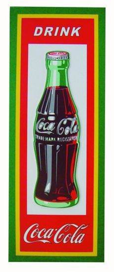 DRINK COCA-COLA WOOD SIGN