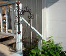 HANGING PLANTER Ornate Bracket Wrought Iron