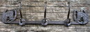 HORSESHOE 3 HOOK COATRACK RUSTIC