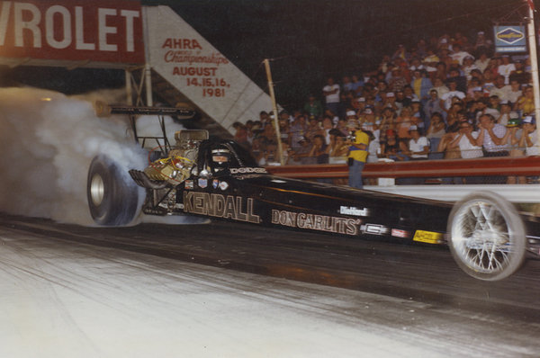 DON GARLITS KENDALL DRAGSTER HEAVY METAL SIGN