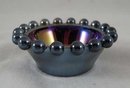 BLACK CARNIVAL CANDLEWICK SALT DISH ONE SET OF FOUR