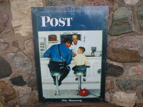 Saturday Evening Post The Runaway METAL SIGN