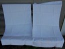 Vintage His and Hers Pillowcases with Painted Flowers