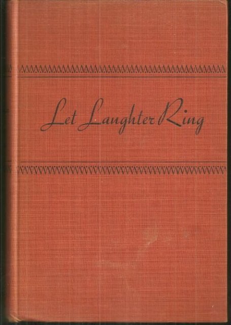 Let Laughter Ring Humorous Jewish Stories 1945