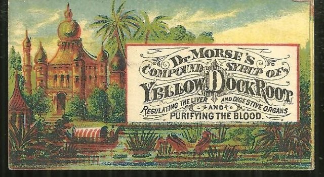 Victorian Trade Card for Dr. Morse's Compound Syrup