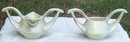 Vintage California Pottery Modern Design Creamer and Sugar