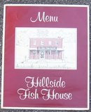 Vintage Menu Hillside Fish House, Fountain City, WI