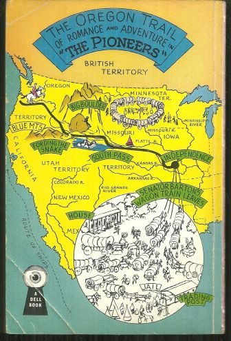 Pioneers Lusty Action on the Oregon Trail 1948 Mapback
