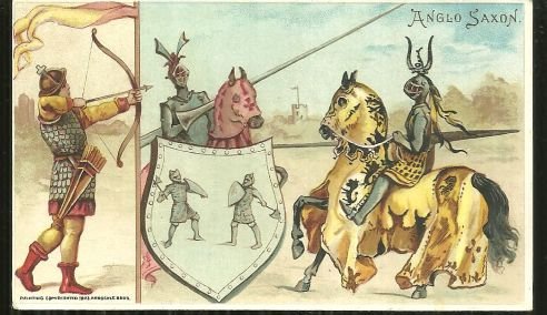 Victorian Trade Card Arbuckle Bros. Coffee Anglo Saxon