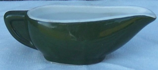 Vintage Green Hall Restaurant Ware Creamer
