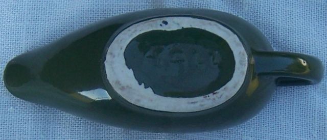 Vintage Green Hall Restaurant Ware Creamer