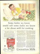 1932 Good Housekeeping Color Advertisment for Carnation Milk Helen Carter