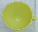 Vintage Hazel Atlas Glass Creamer in Chartreuse Color