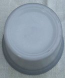 Vintage Hazel Atlas Glass Ovide Tumbler in Gray