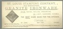 Victorian Trade Card for Granite Iron Ware For Kitchen Lovely Lady and Her Cow